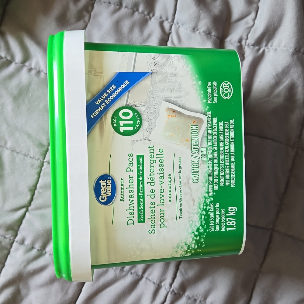 Automatic dishwasher pacs